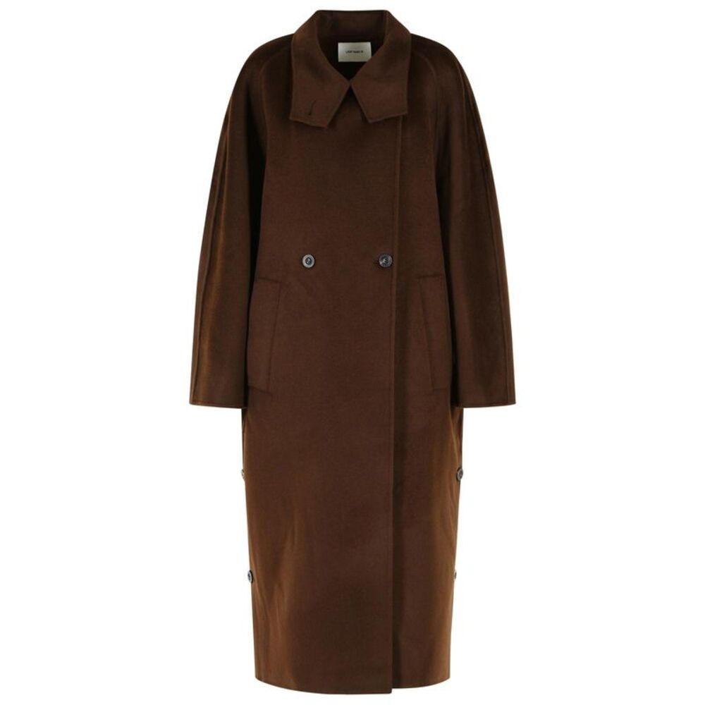 Lisa Yang Brown Wool And Cashmere Coat Women